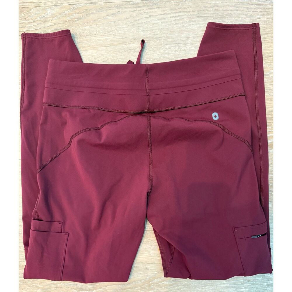 Figs Maroon Scrub Pants Size Large - Picture 6 of 6